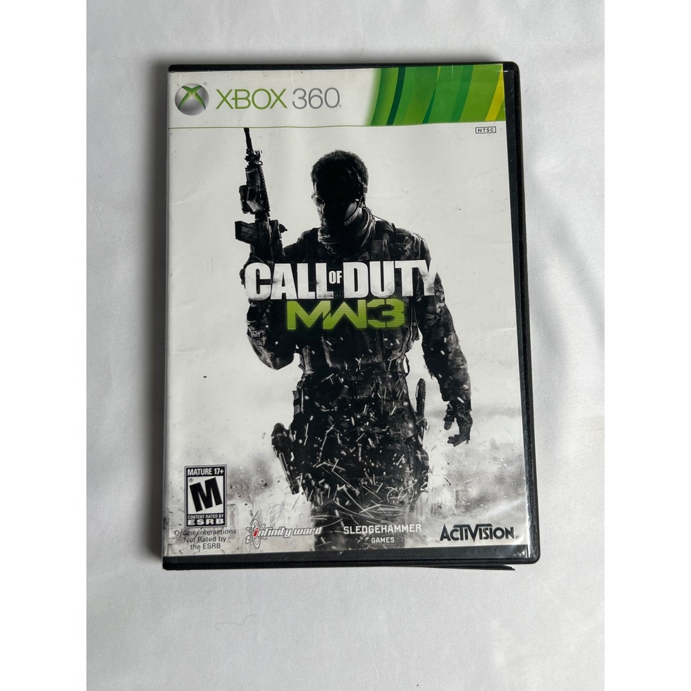 Action Activision Call of Duty MW3 Xbox 360 NTSC Green Good